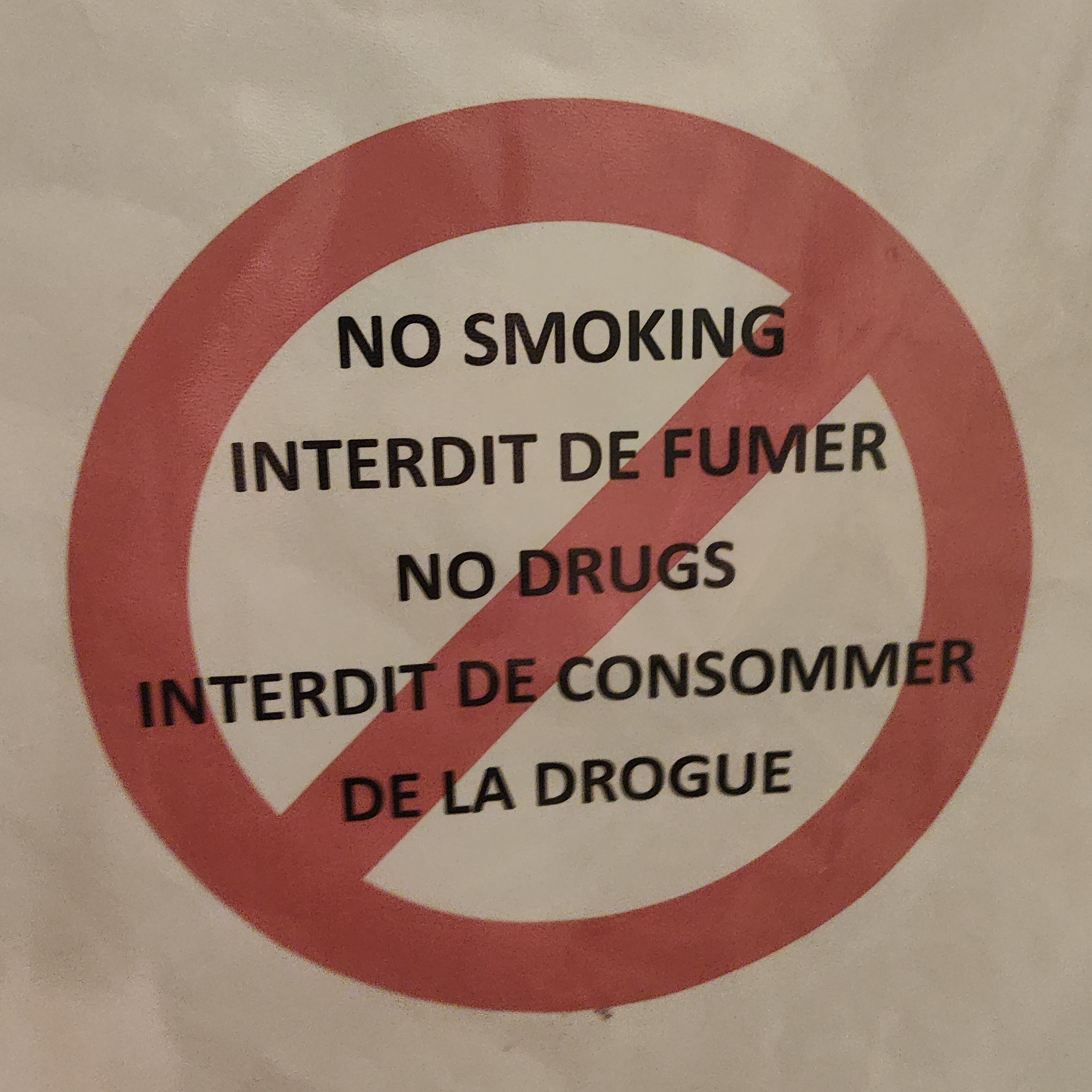 No drugs